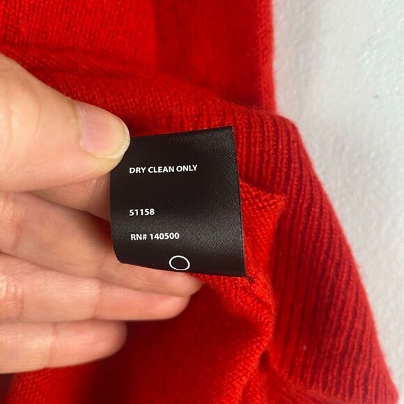 RTA Juno 100% Cashmere Hoodie - Red - Size Small - Picture 6 of 10